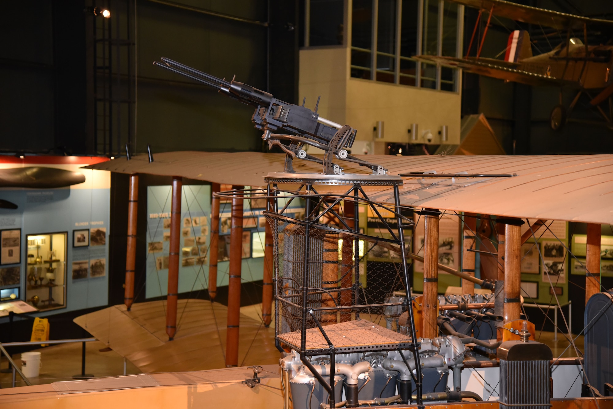 DAYTON, Ohio -- Caproni Ca. 36 in the Early Years Gallery at the National Museum of the United States Air Force. (U.S. Air Force photo by Ken LaRock)