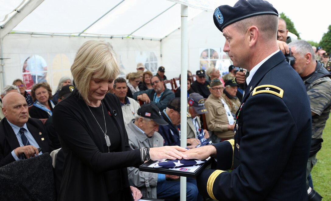 Elizabeth Sullivan, wife of WWII veteran Cpl. William Sullivan
