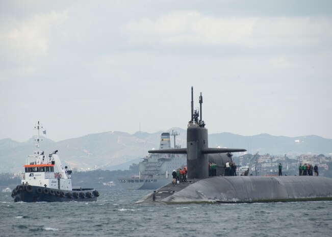 USS Florida Arrives at Souda Bay, Greece