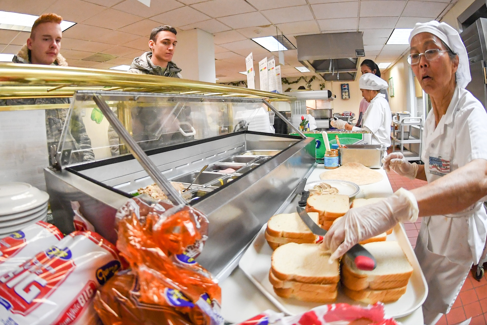 The Hillcrest Dining Facility at Hill Force Base, Utah, is offering an additional meal service from 11:30 p.m. to midnight Monday-Friday. The meal service is open to active-duty military or members on orders with an authorized identification. Payments can be made with a meal card or cash. Debit and credit cards cannot be accepted. For more information, call 801-777-3428. (U.S. Air Force photo by Cynthia Griggs)