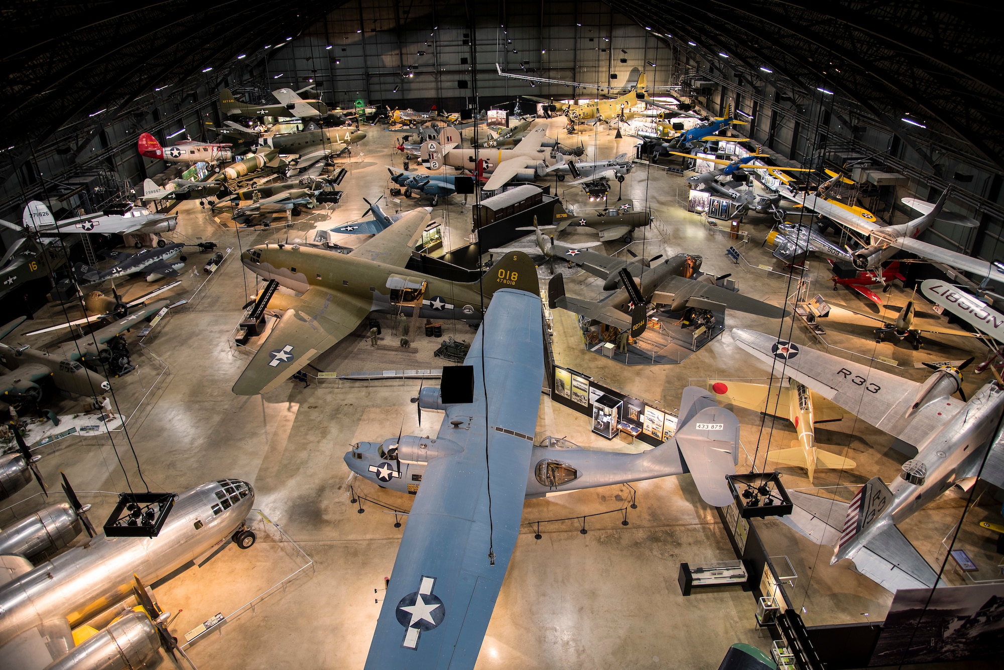 DAYTON, Ohio -- The World War II Gallery at the National Museum of the United States Air Force. (U.S. Air Force photo by Ken LaRock)