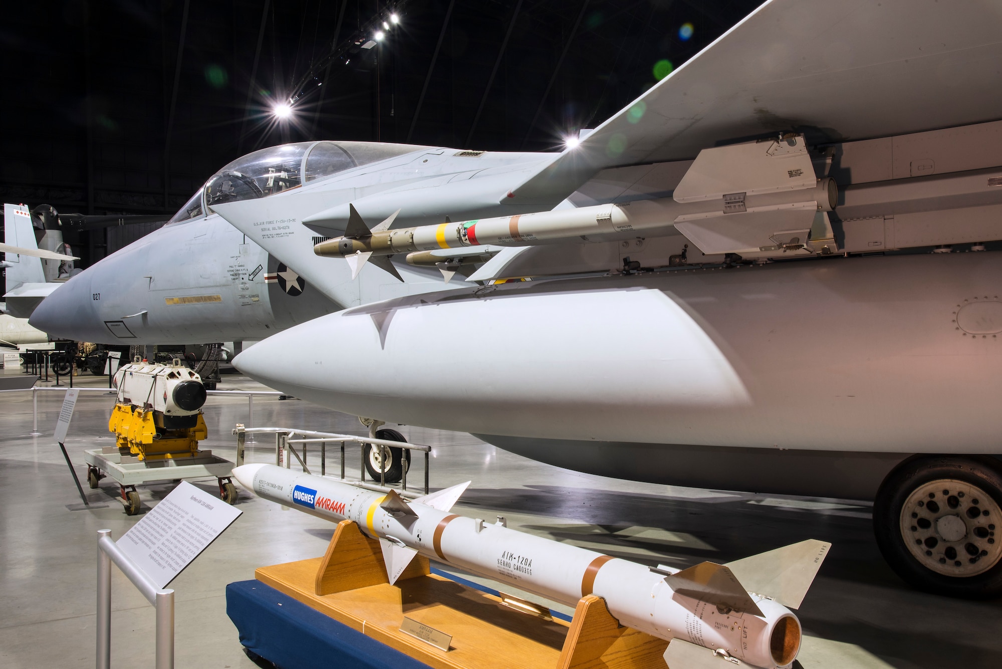 DAYTON, Ohio -- McDonnell Douglas F-15A in the Cold War Gallery at the National Museum of the United States Air Force. (U.S. Air Force photo by Ken LaRock)