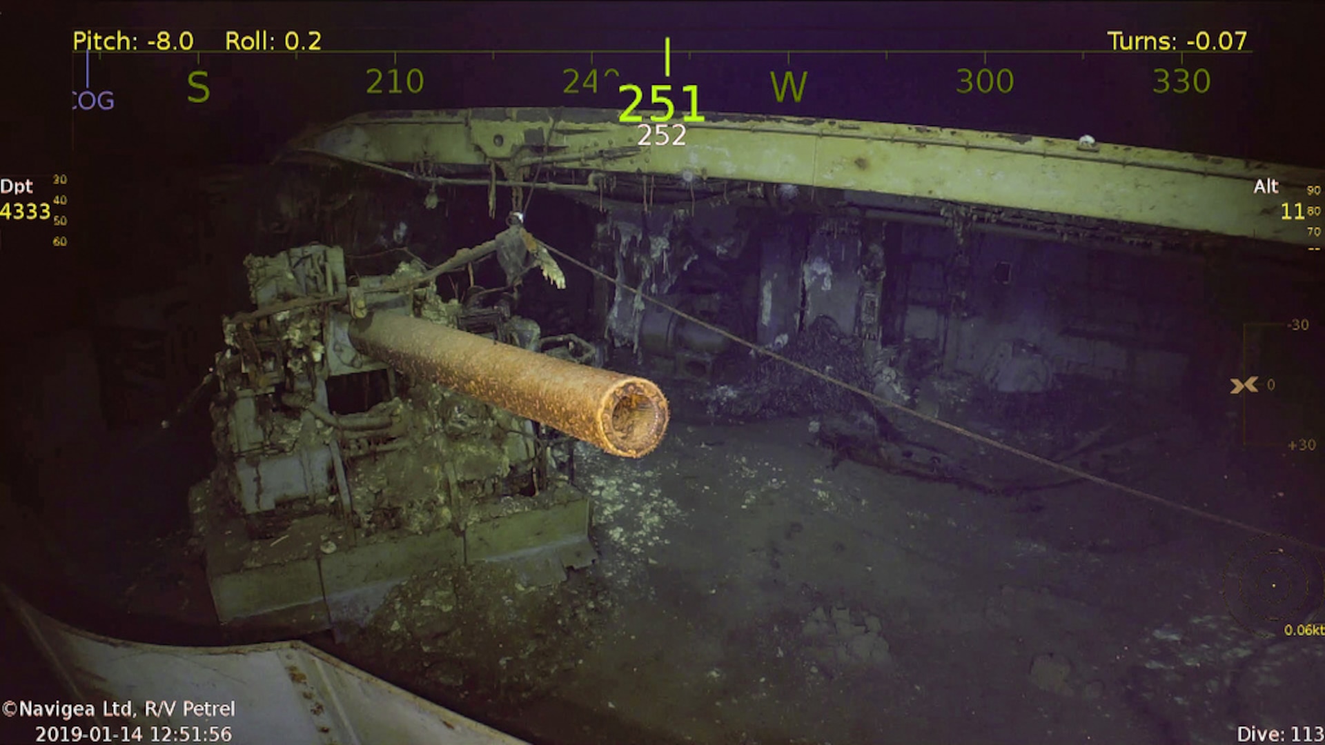 Wreckage of USS Wasp CV-7 Discovered in Coral Sea