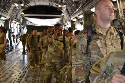 Soldiers with the 1st and 2nd Logistics Civil Augmentation Program Support Battalions from Fort Belvoir, Virginia prepare to put their program management skills to work during a mobilization exercise at MacDill Air Force Base, Florida.