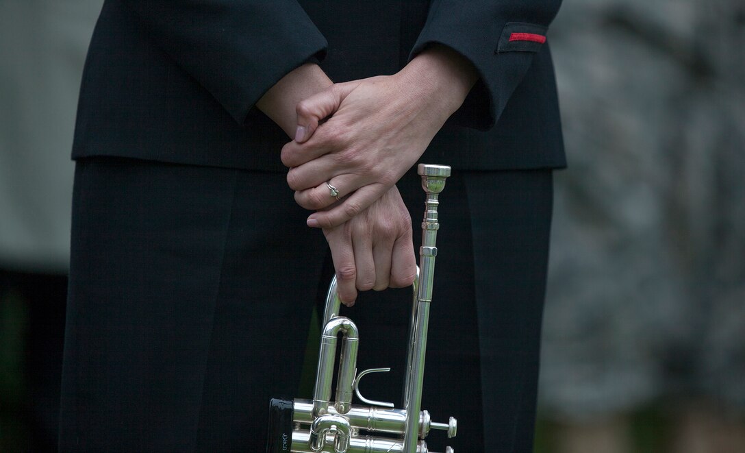 U.S. Naval Forces Europe Band in Picauville, France