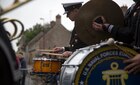 U.S. Naval Forces Europe Band in Picauville, France