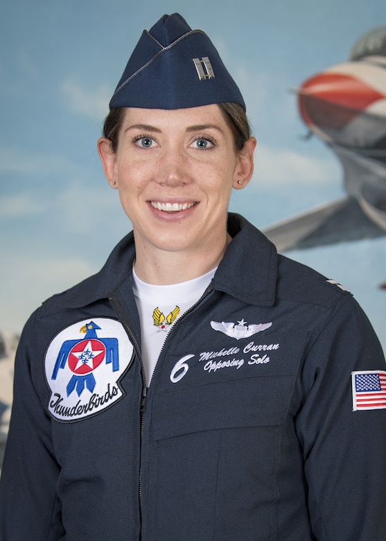 Official photo of pilot in uniform.