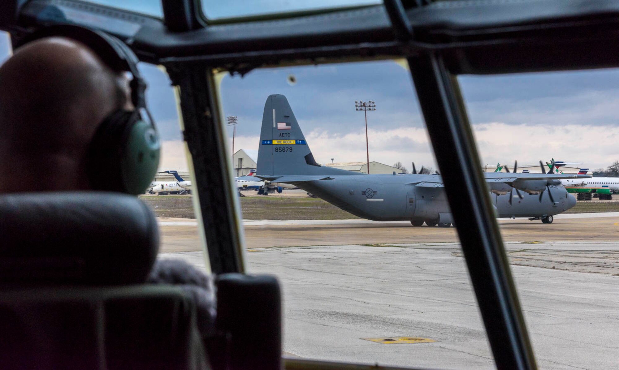 A 327th Airlift Squadron Reserve aircrew led a C-130J 3-ship formation involving active-duty crews from various units on Mar. 13, 2019, during a week-long flying exercise held at Little Rock Air Force Base, Arkansas.