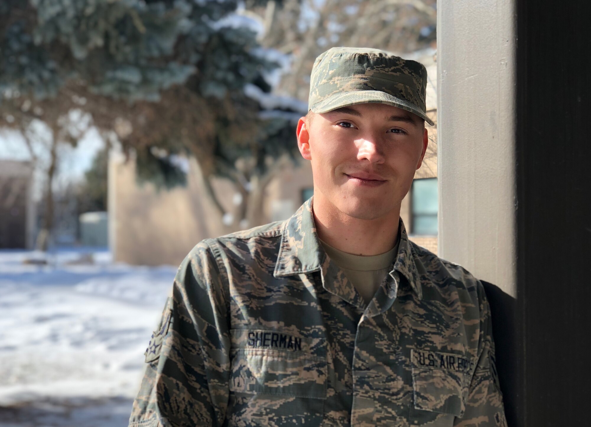 Senior Airman Zack Sherman, aircraft fuel system craftsman in the 419th Maintenance Squadron