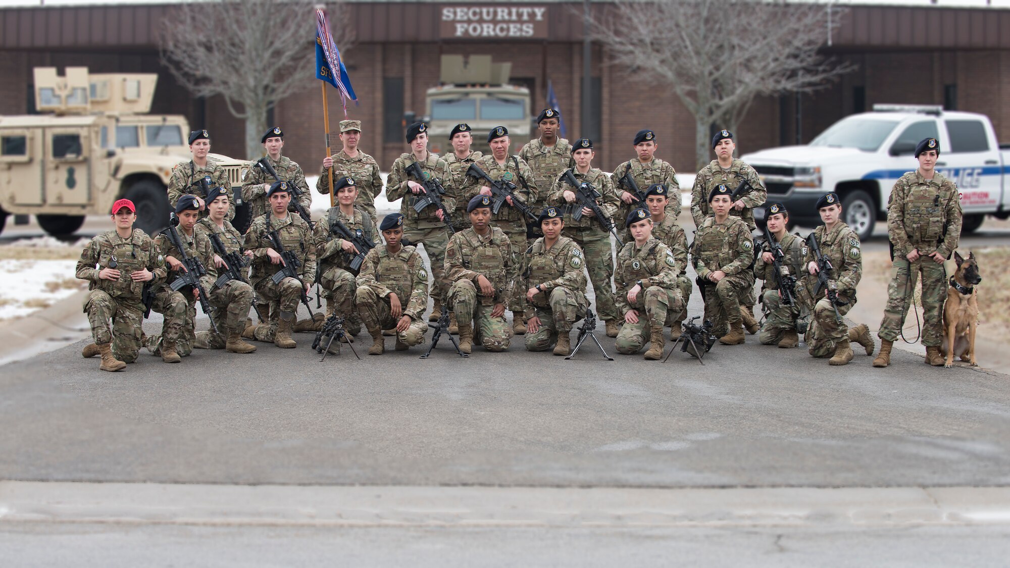 509th SFS female defenders represent for Women's History Month