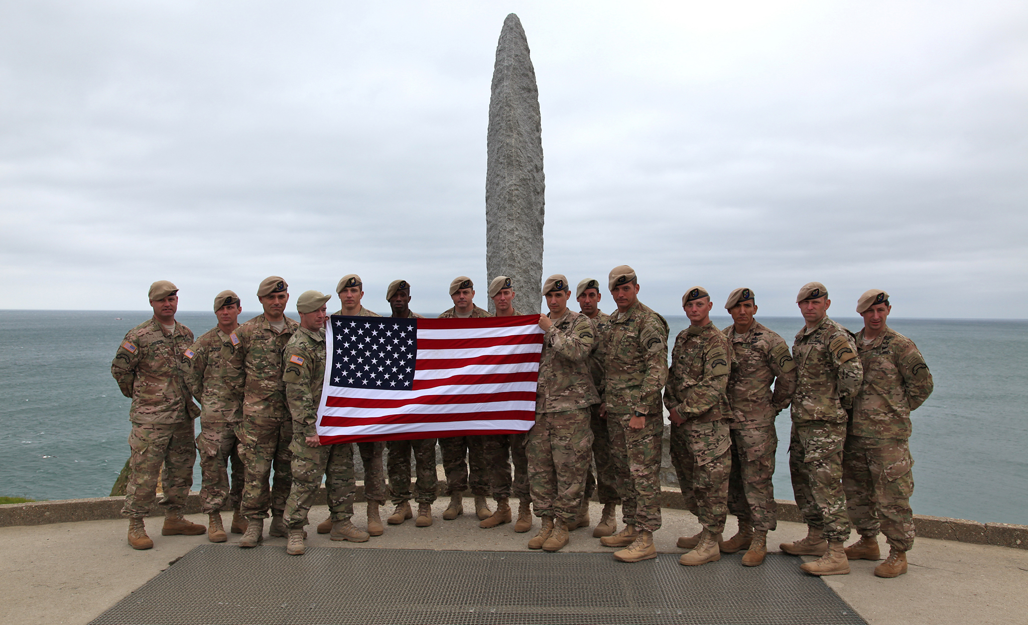 U.S. Army Rangers at PointeduHoc, France