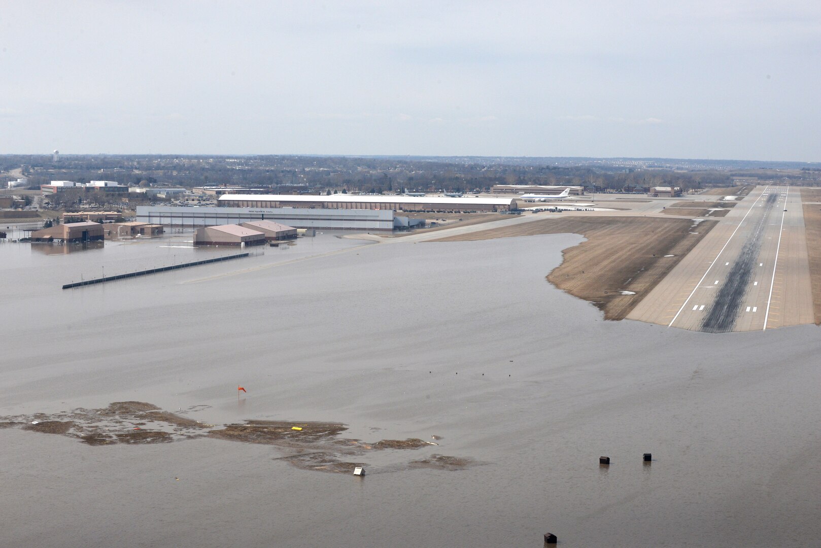 Team Offutt battling flood waters