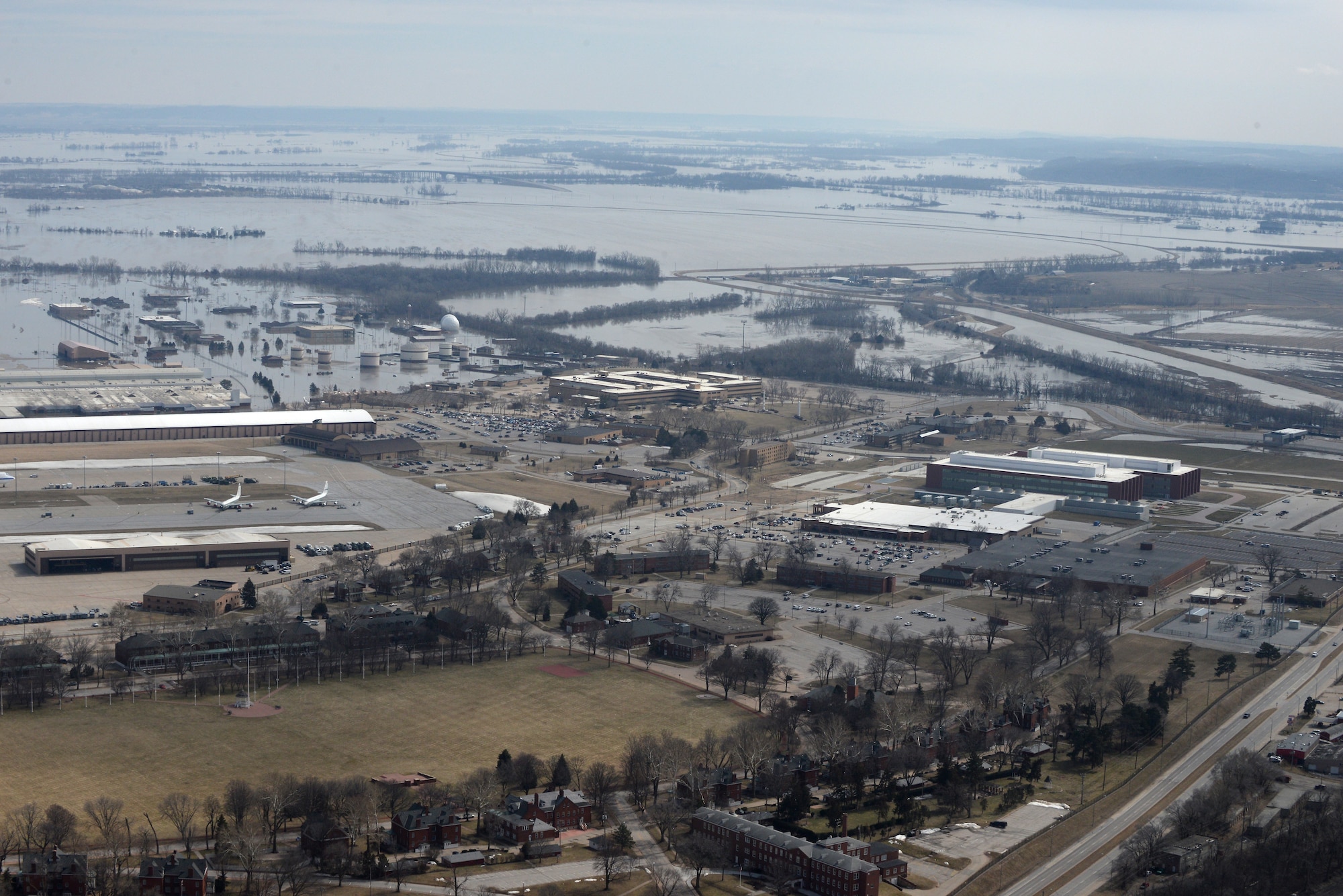 Team Offutt battling flood waters