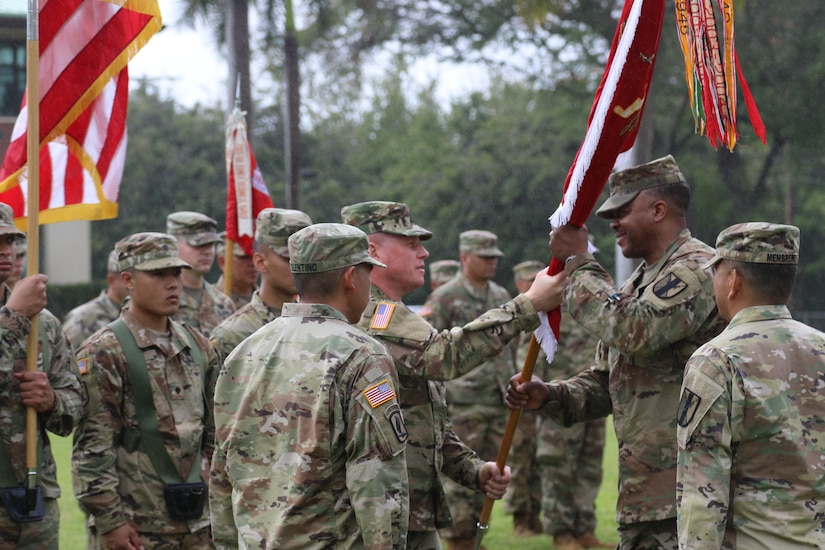 411th Engineer Battalion hosts change of command ceremony