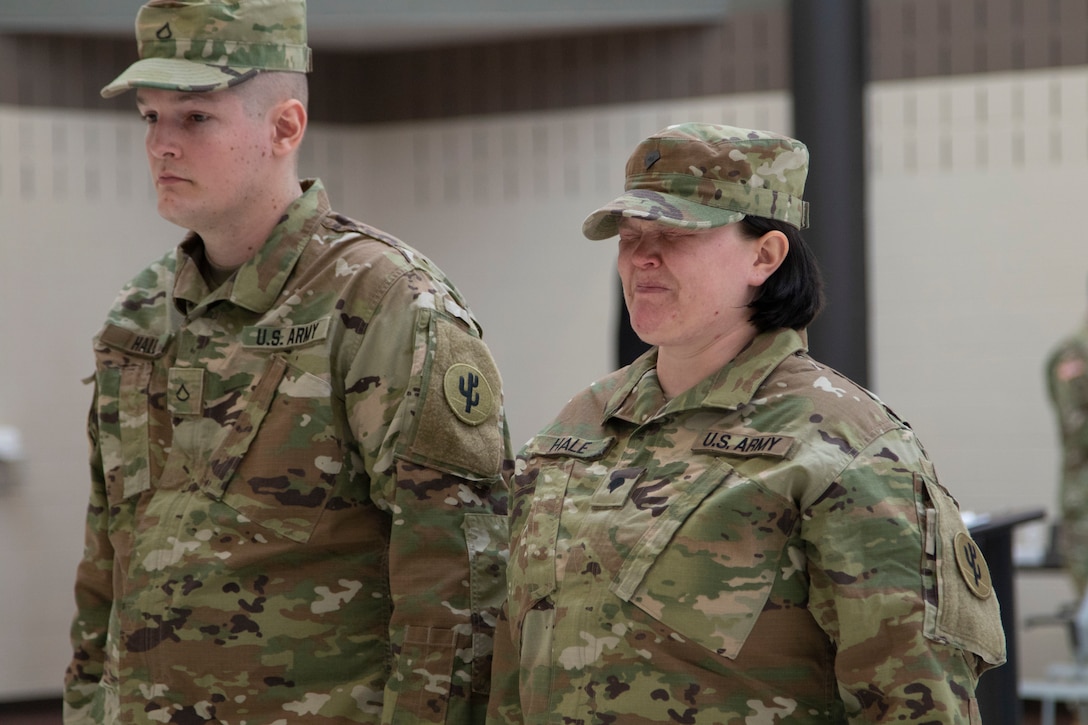 Memorial service for fallen Soldiers