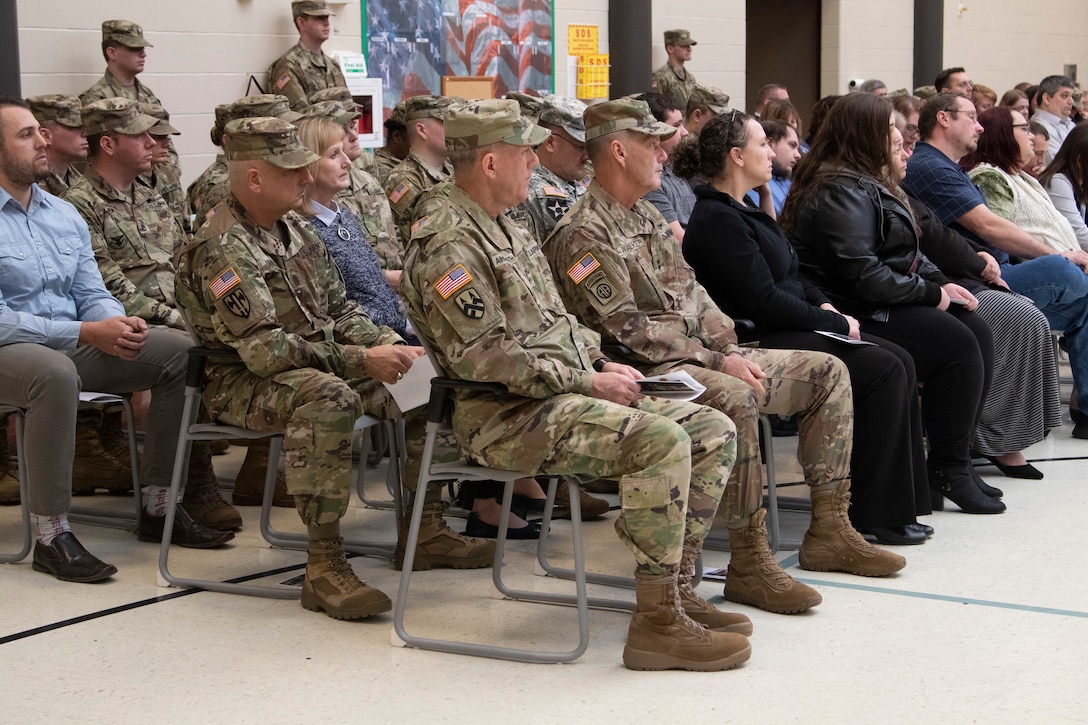 Memorial service for fallen Soldiers