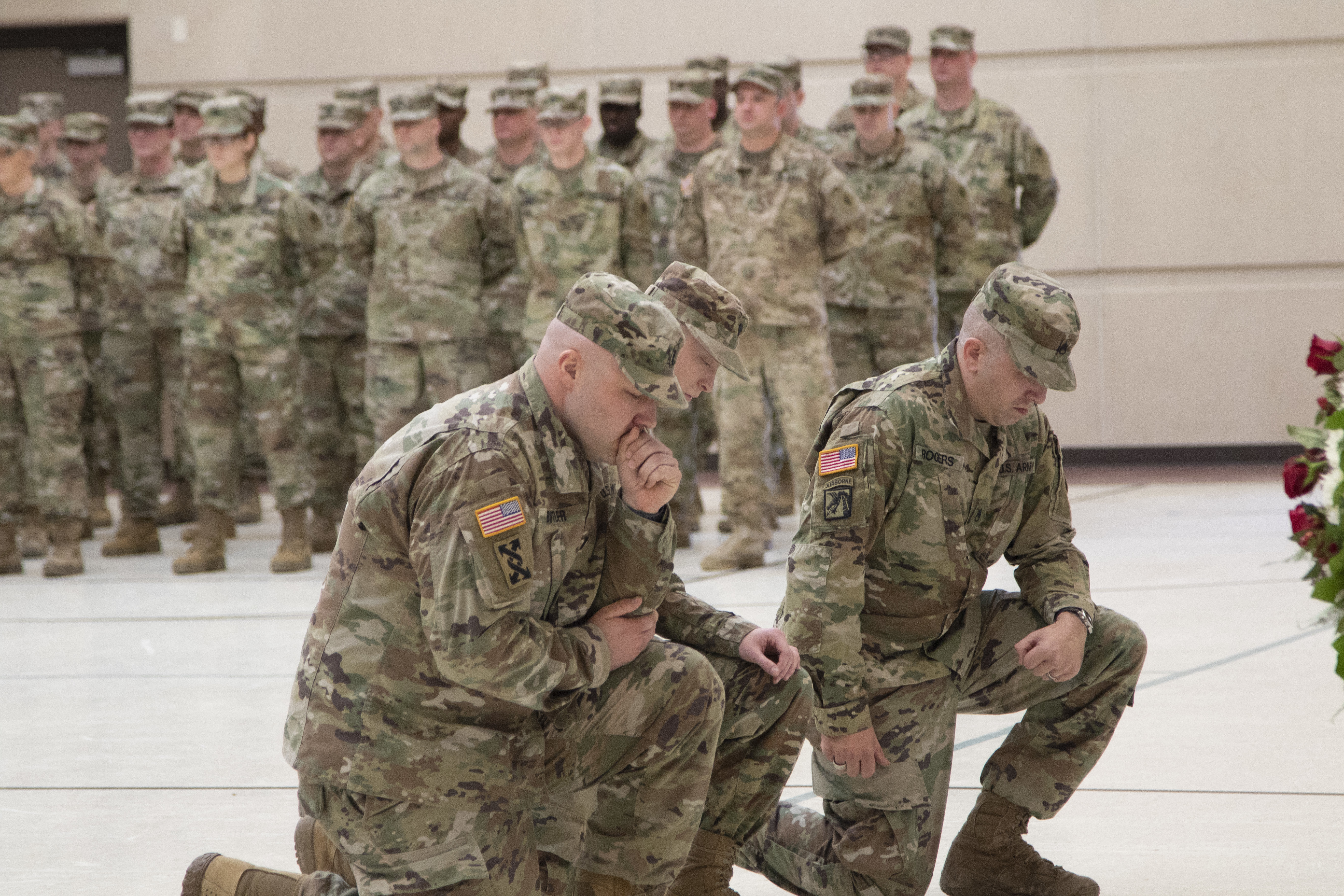 Memorial Service For Fallen Soldiers