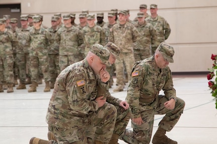 Memorial service for fallen Soldiers