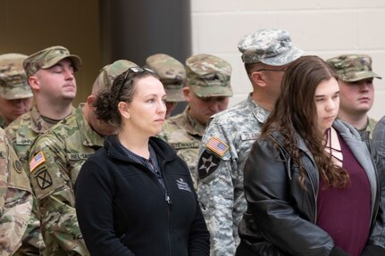 Memorial service for fallen Soldiers