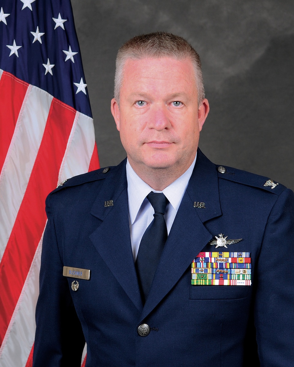 Official portrait of Col. Gene C. Buckner