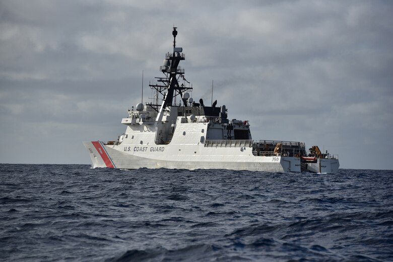 The crew of the U.S. Coast Guard Cutter Bertholf (WMSL 750) is on patrol of the Western Pacific Ocean Jan. 22, 2019.  The crew aims to improve regional governance and security and enhance partner nations’ maritime capabilities.