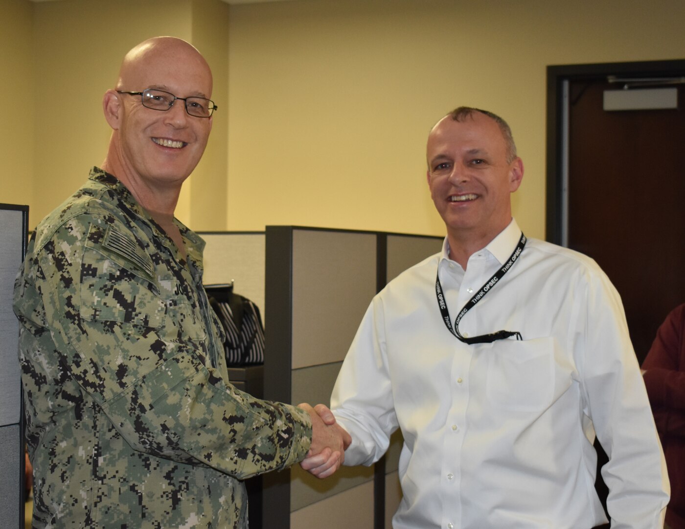 DLA Installation Support for Distribution’s Mellon presented commander’s coin