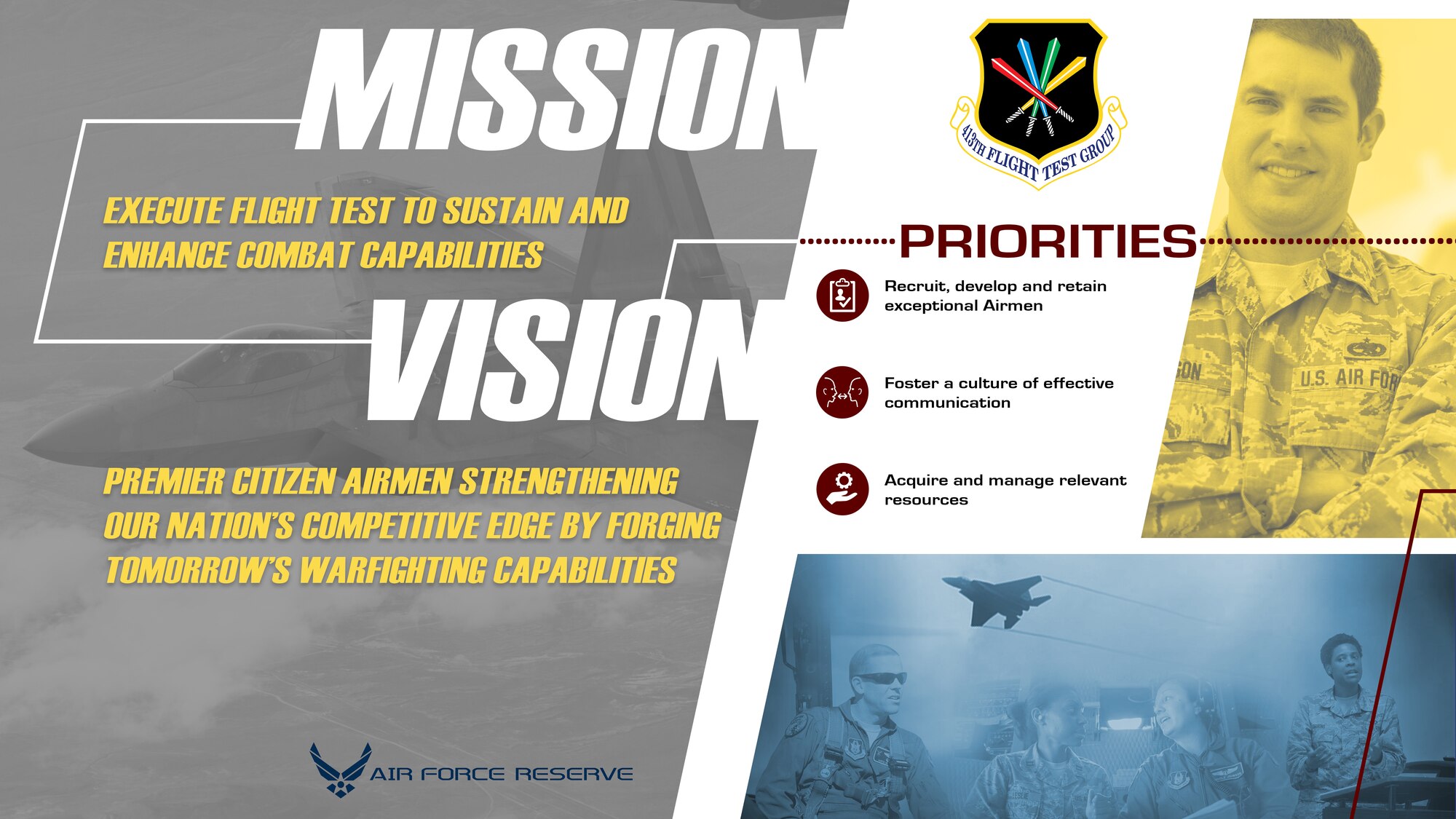 New mission, vision and priorities