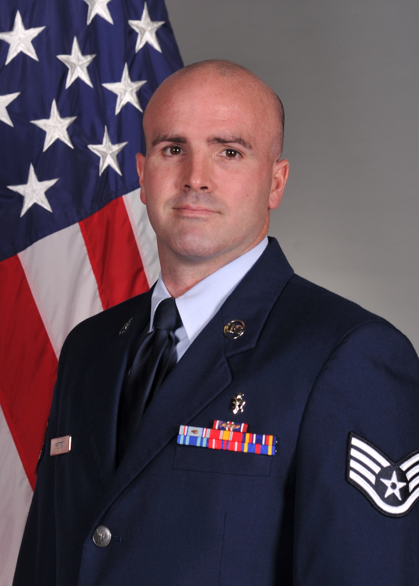 U.S. Air Force Staff Sgt. Brandon Pettit, 17th Medical Support Squadron diagnostic imaging technologist, supports military members, dependents and veterans on and around the base.  (U.S. Air Force photo by Senior Airman Seraiah Hines/Released)