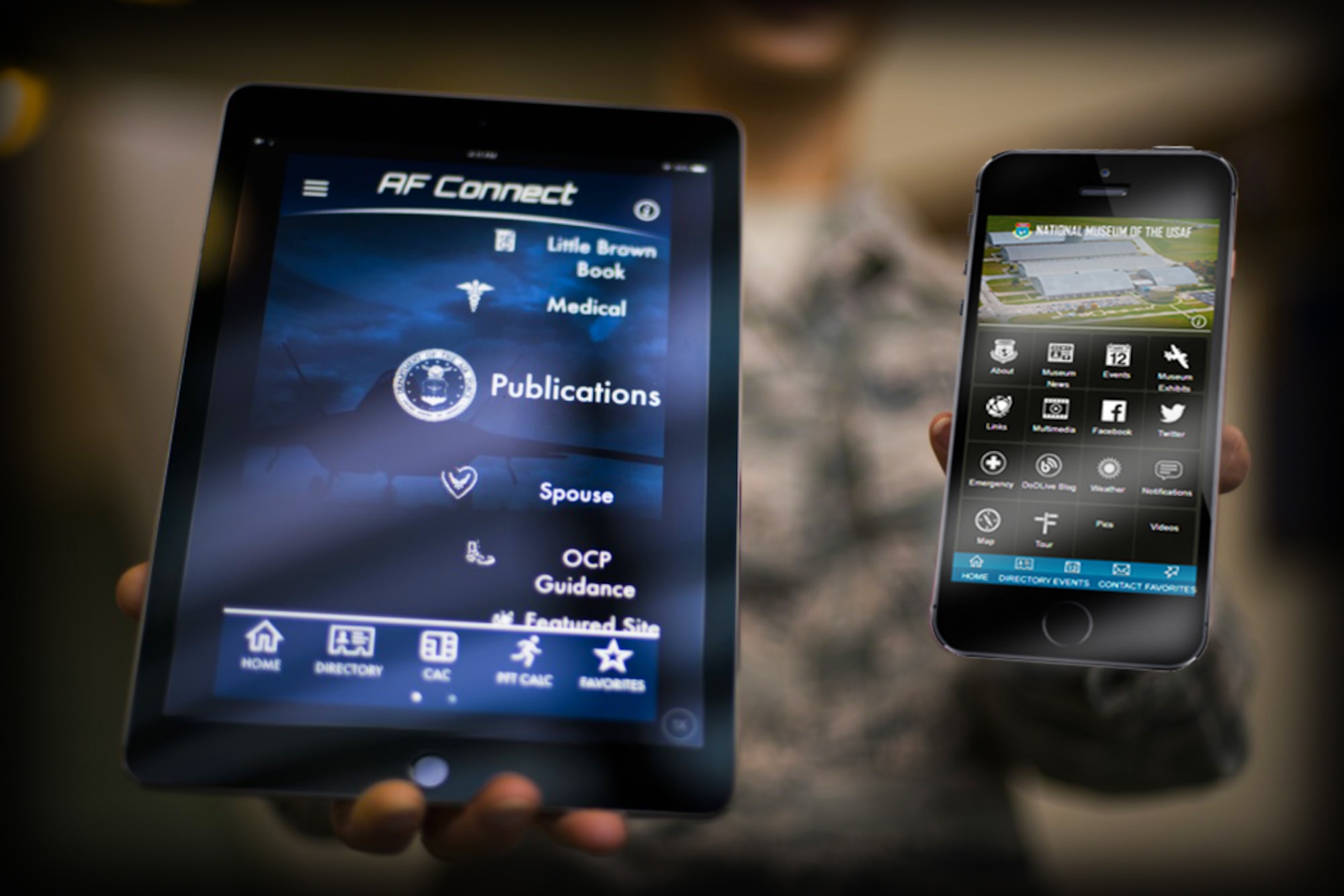 DAYTON, Ohio -- The USAF Connect mobile app has everything you need to stay in touch and up to date with the National Museum of the U.S. Air Force. This provides easy access to visitor info, exhibit info, event calendar, aviation trivia, social media and more!