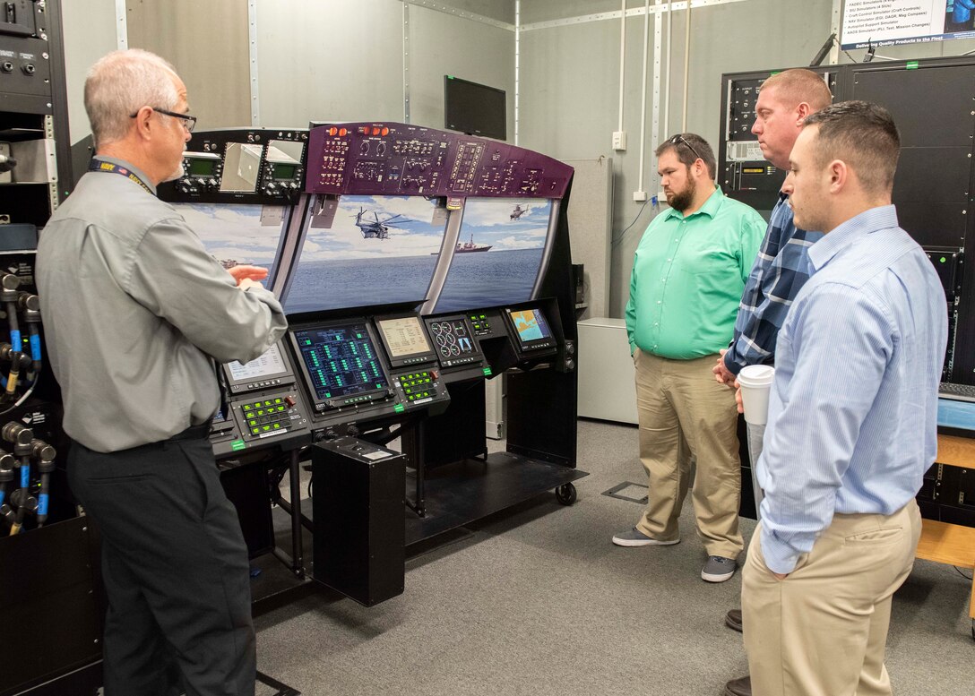 Naval Surface Warfare Center (NSWC) Panama City Division’s Expeditionary Command, Control, Communications, and Computer Systems Branch joined forces with NSWC Crane Command’s Control, Communications, Computers, Cybersecurity, Intelligence, Surveillance, and Reconnaissance Integration team Mar. 12-13, 2019 in an effort to improve organizational processes in cybersecurity. (U.S. Navy photo by Eddie Green)