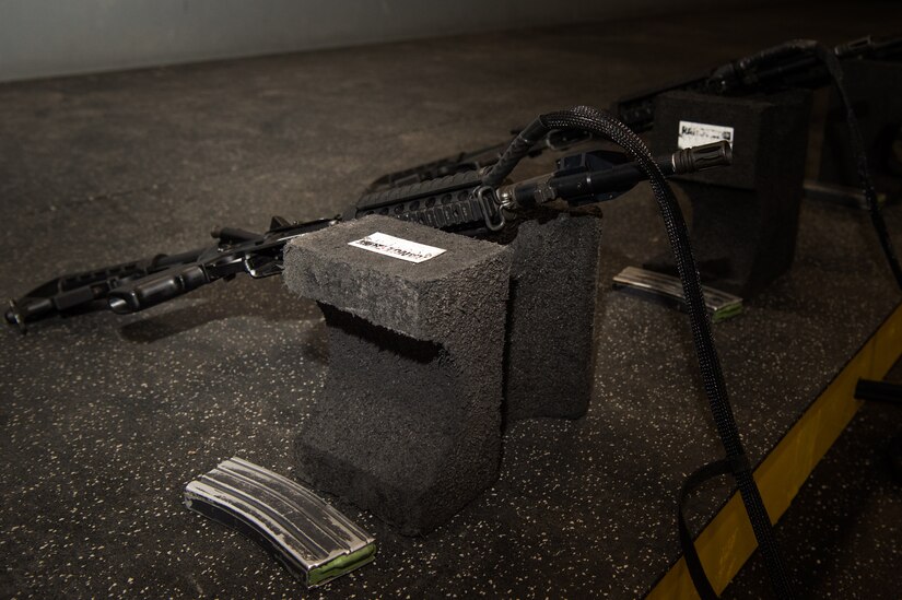 The Engagement Skills Trainer is designed to simulate live weapon training to support and aid in weapons qualifications for the Soldiers of Joint Base Langley-Eustis, Virginia.