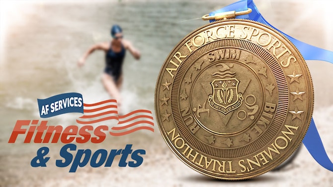 Air Force Women's Triathlon graphic