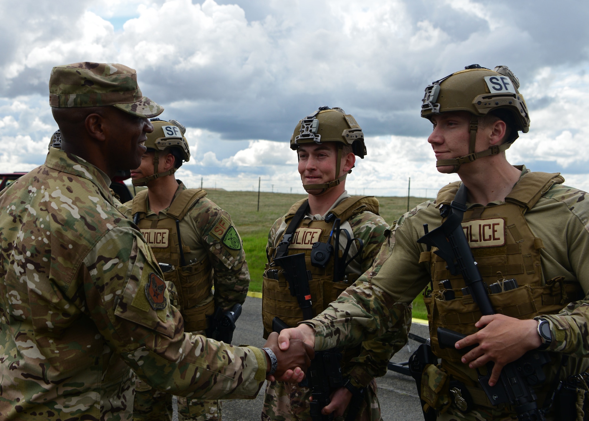 CMSAF Wright visits Recce Town