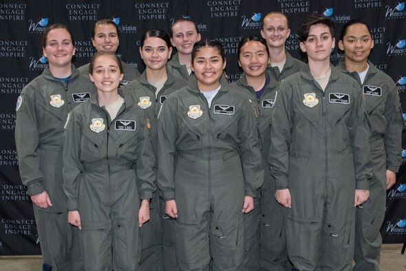 New Air Force JROTC pilots attend female aviator conference