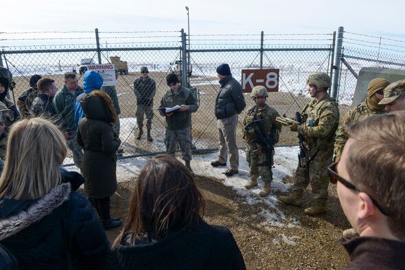 Staff Delegation visits Team Minot