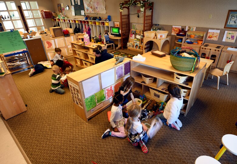 <em>Child Development Centers are a vital resource for military parents (U.S. Air Force)</em>