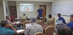 MAJURO, Republic of the Marshall Islands (March 20, 2019) U.S. Coast Guard Lt. Cmdr. Kevin Cooper speaks at a search and rescue planning meeting led by Coast Guardsmen from the U.S. Coast Guard 14th District during Pacific Partnership 2019. Pacific Partnership, now in its 14th iteration, is the largest annual multinational humanitarian assistance and disaster relief preparedness mission conducted in the Indo-Pacific. Each year, the mission team works collectively with host and partner nations to enhance regional interoperability and disaster response capabilities, increase stability and security in the region, and foster new and enduring friendships in the Indo-Pacific.