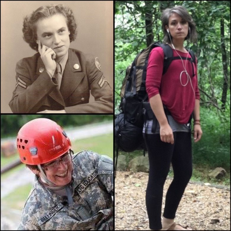 UCDC Chief Kirsten Smyth (far right) with her grandmother who enlisted in the Women’s Air Force at 23 years old; her mom, bottom left,  is the president of Bridge Valley Community College and has worked and taught for the US Army since 1993 both in Kuwait and in the States.
