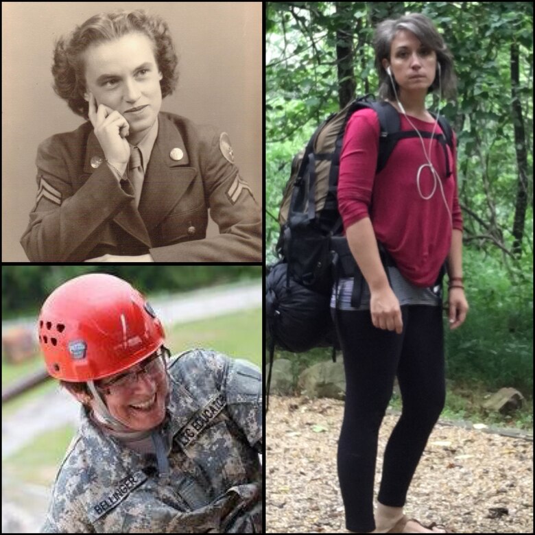 UCDC Chief Kirsten Smyth (far right) with her grandmother who enlisted in the Women’s Air Force at 23 years old; her mom, bottom left,  is the president of Bridge Valley Community College and has worked and taught for the US Army since 1993 both in Kuwait and in the States.