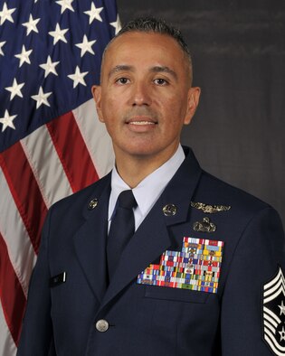 Chief Master Sergeant Heriberto Diaz is the Command Chief, 521st Air Mobility Operations Wing, Ramstein Air Base, Germany.