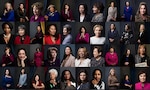 Photo illustration of women in leadership roles