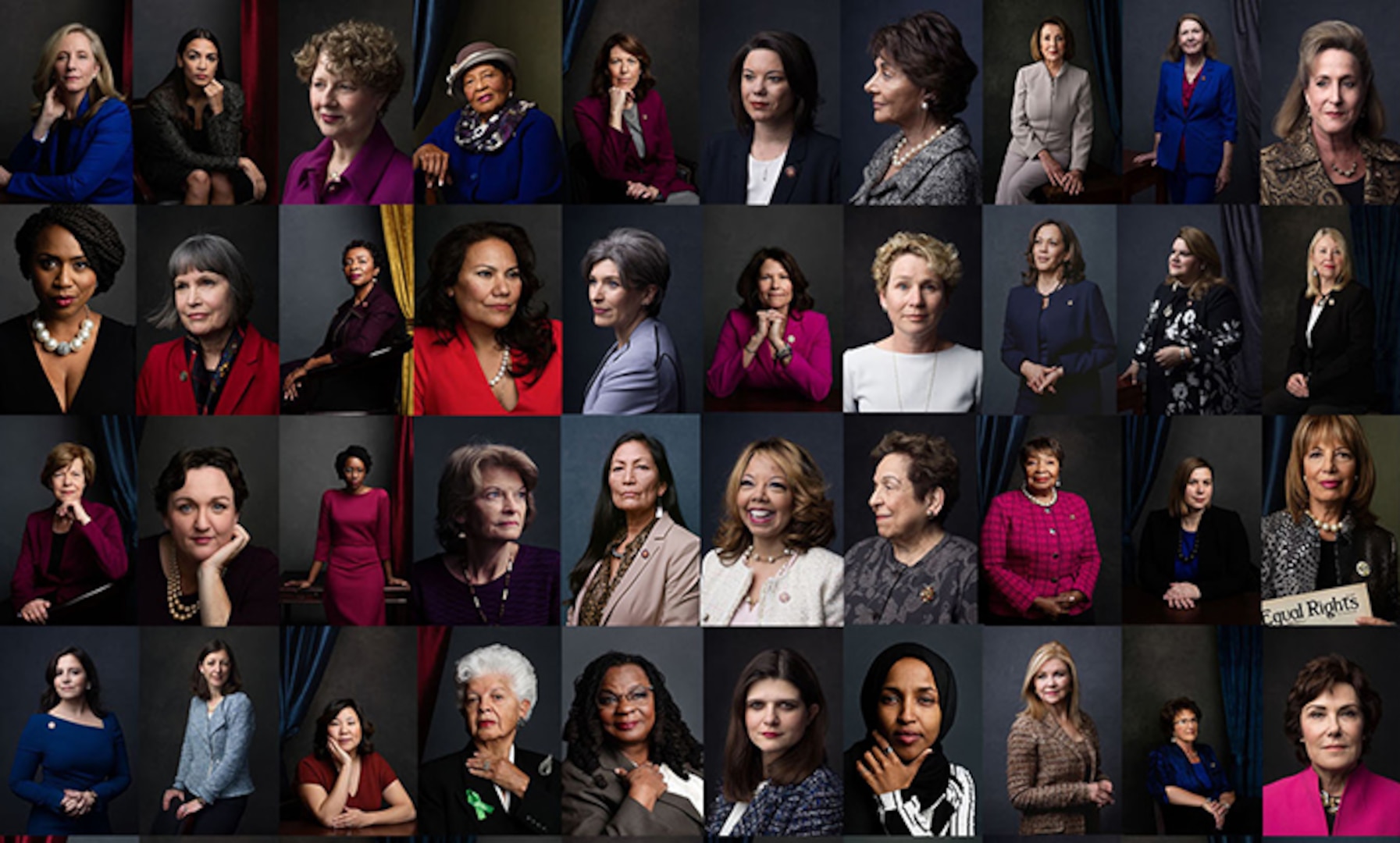 Photo illustration of women in leadership roles