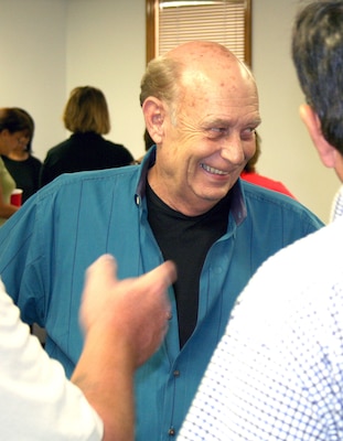 Wayne Galloway is pictured during a colleague’s retirement ceremony. Galloway, who had worked for Huntsville Center for 28 years, passed away Feb. 13, 2019.