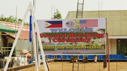 Balikatan 2019: AFP, U.S. Army begin construction project at Pagasa Elementary