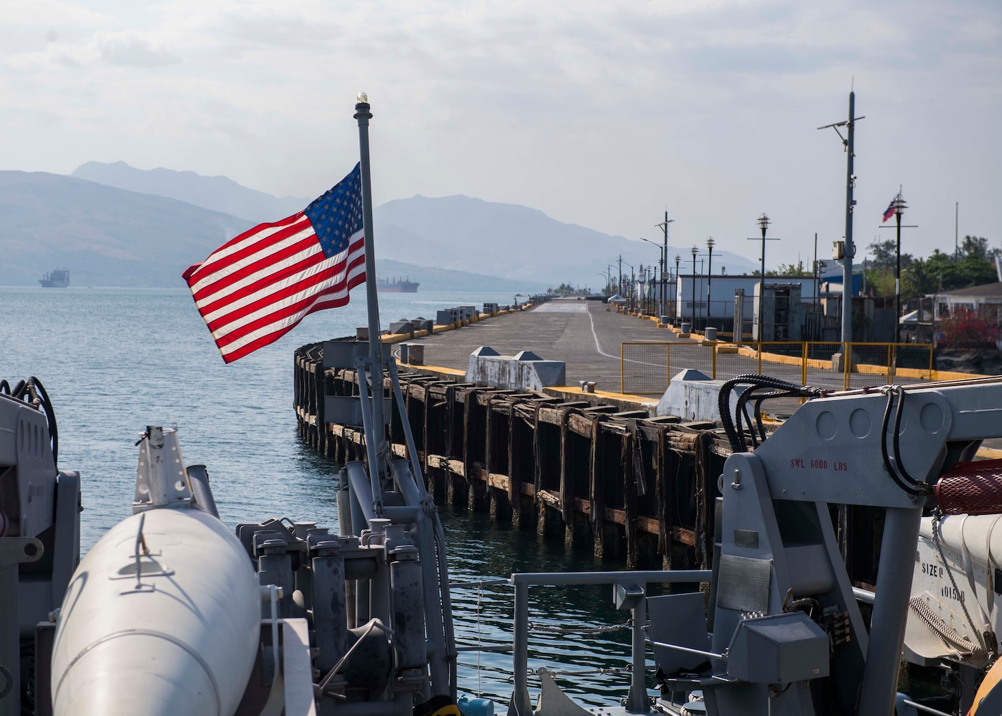 SUBIC BAY, Republic of the Philippines (March 21, 2019) The Avenger-class mine countermeasures ship USS Pioneer (MCM 9) ship pulls into Subic Bay, Republic of the Philippines for a port visit. Pioneer, part of Mine Countermeasures Squadron 7, is operating in the U.S. 7th Fleet area of operations to enhance interoperability with partners and serve as a ready-response platform for contingency operations.