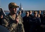 USS Carney (DDG 64) makes preparations to get underway