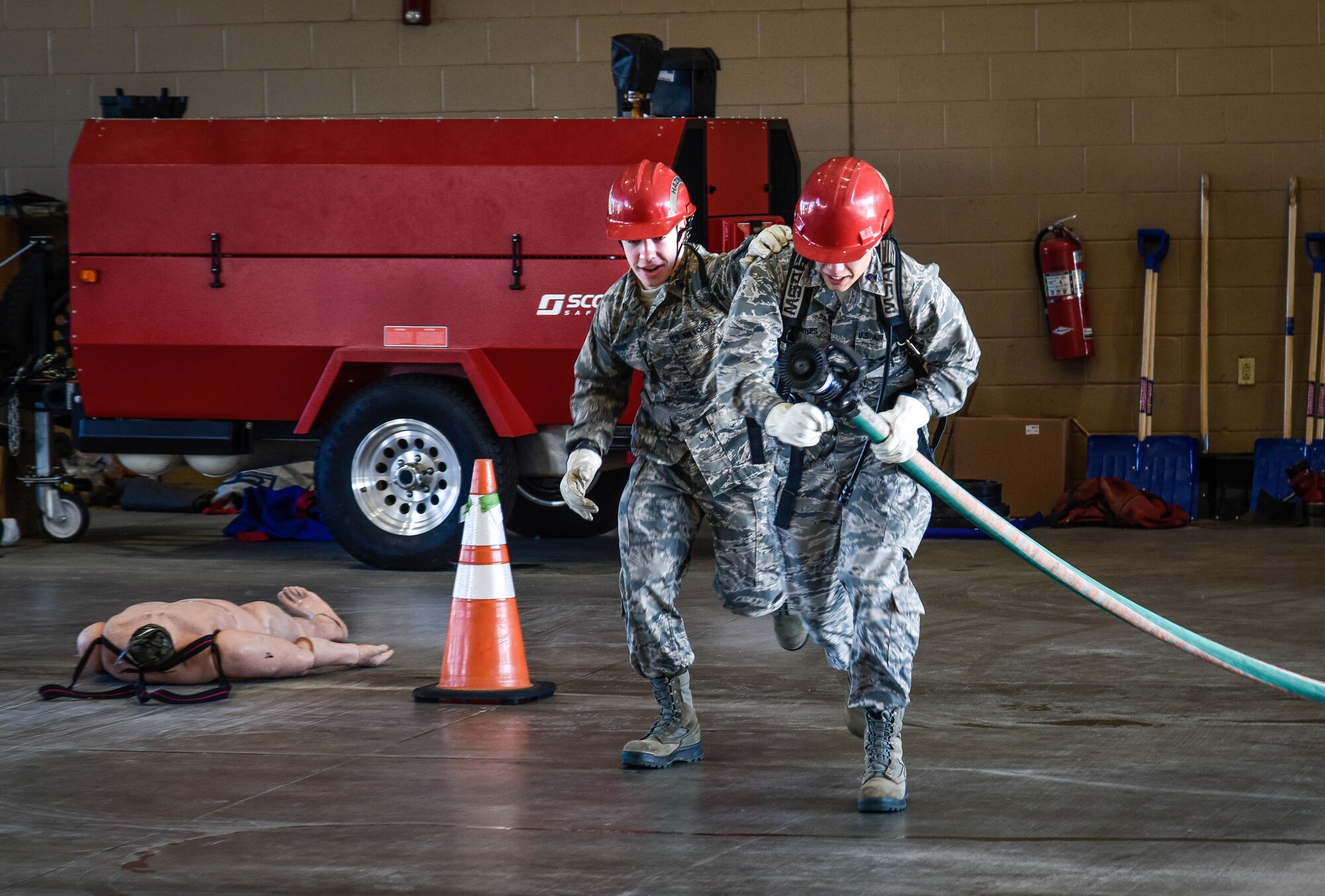The cadets were exposed to several different career fields within the Air Force during their time on base.