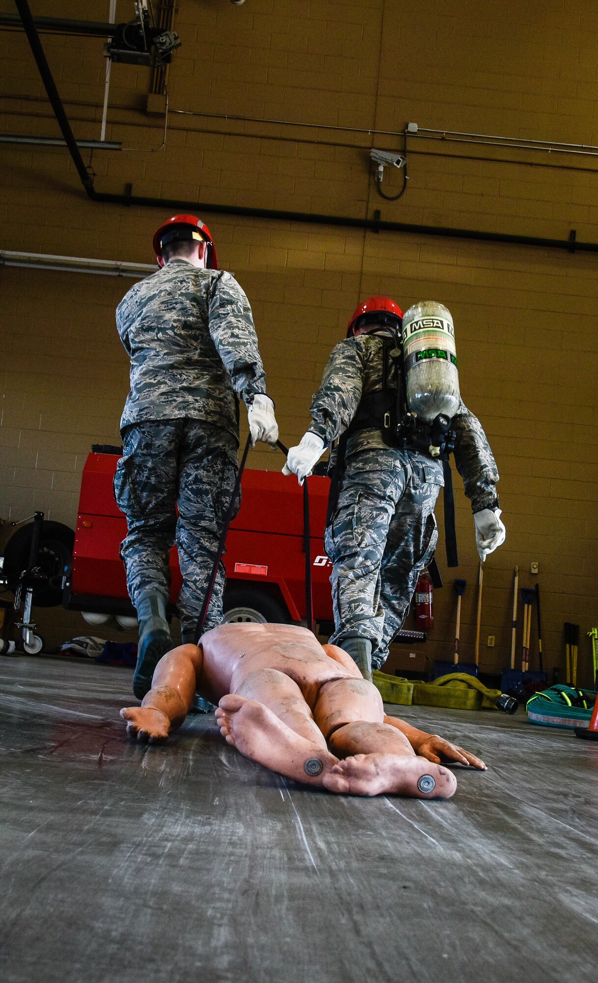 The cadets were exposed to several different career fields within the Air Force during their time on base.