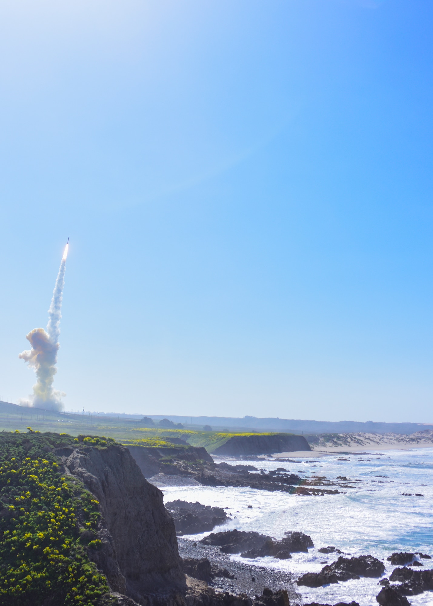 A test of the nation's Ground-based Midcourse Defense system,
was conducted from North Vandenberg Monday, March 25 at 10:32 a.m. PDT by 30th Space Wing officials,
the U.S. Missile Defense Agency, and U.S. Northern Command.