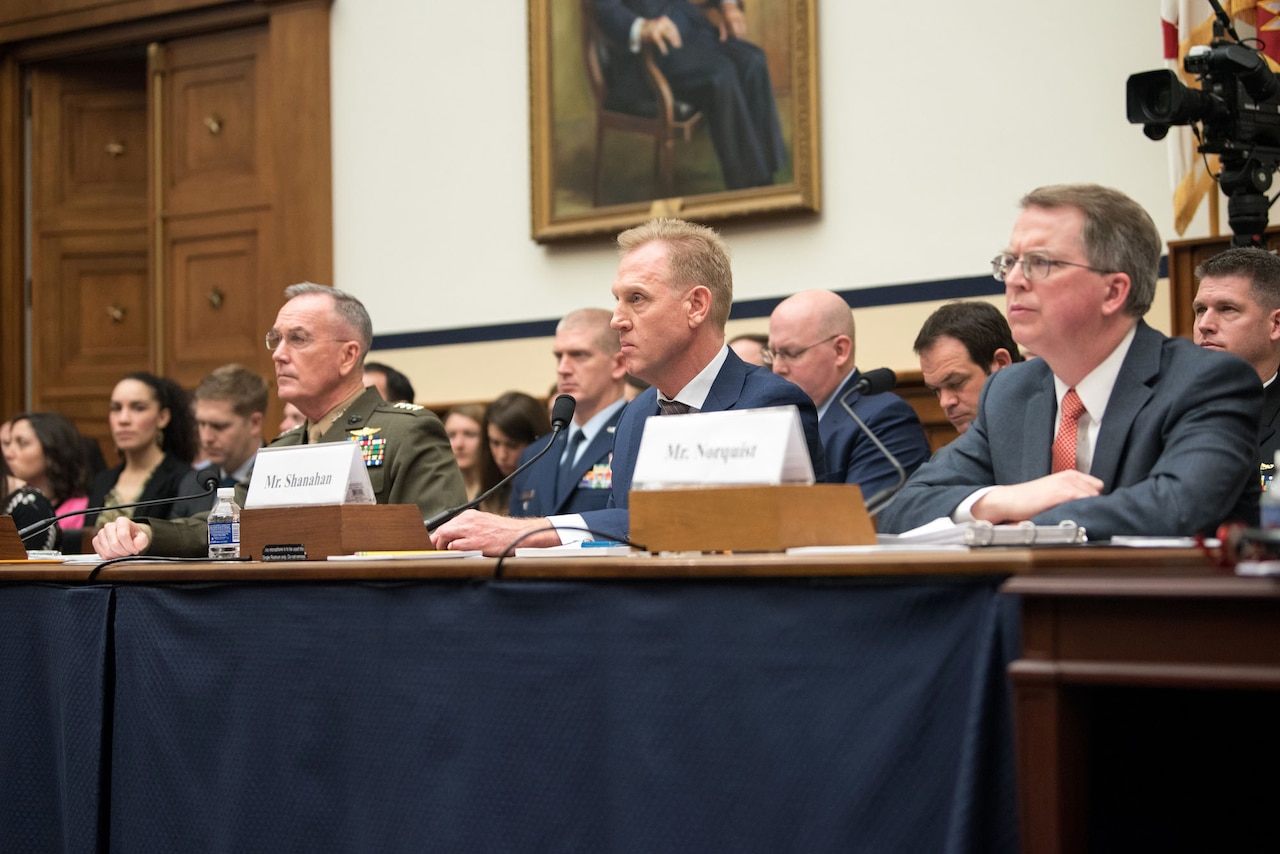 Shanahan Backs Proposed Military Budget > U.S. Department of Defense ...